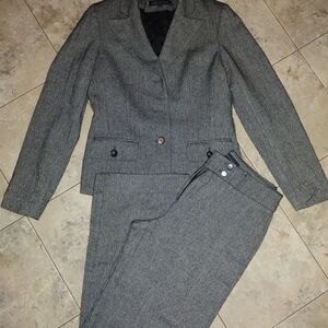 Anne Klein Charcoal Pantsuit